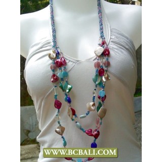 Mix Color Shells Nugets Fashion Necklaces Beads